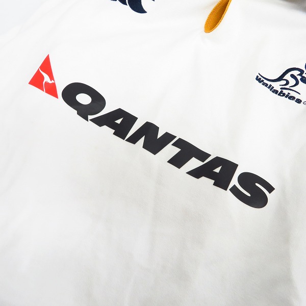 実際に弊社で買取させて頂いたCanterbury/カンタベリー オーストラリア代表  Wallabies/ワラビーズ 半袖ラガーシャツ size：M 2点セットの画像 9枚目