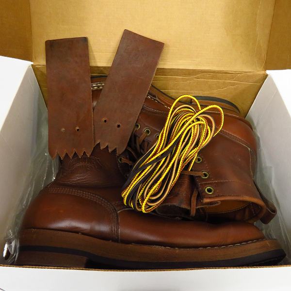 実際に弊社で買取させて頂いたWHITE'S BOOTS/ホワイツブーツ SMOKE JUMPER 350MV LTT British Tan 350-MV/US9.5の画像 7枚目