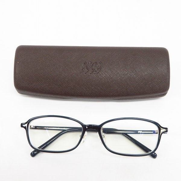 実際に弊社で買取させて頂いた999.9/フォーナインズ フルリム メガネフレーム/アイウェア NP-725の画像 6枚目