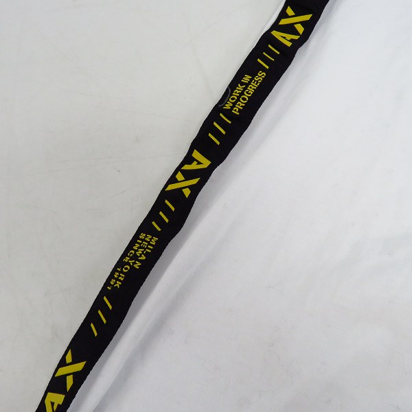 実際に弊社で買取させて頂いた【未使用】ARMANI EXCHANGE/アルマーニエクスチェンジ ロゴプリント ポケット クルーネックTシャツ XSの画像 6枚目