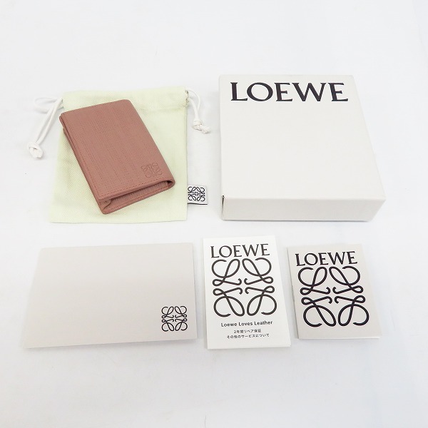 実際に弊社で買取させて頂いたLOEWE/ロエベ レザー 名刺入れ カードケース の画像 7枚目