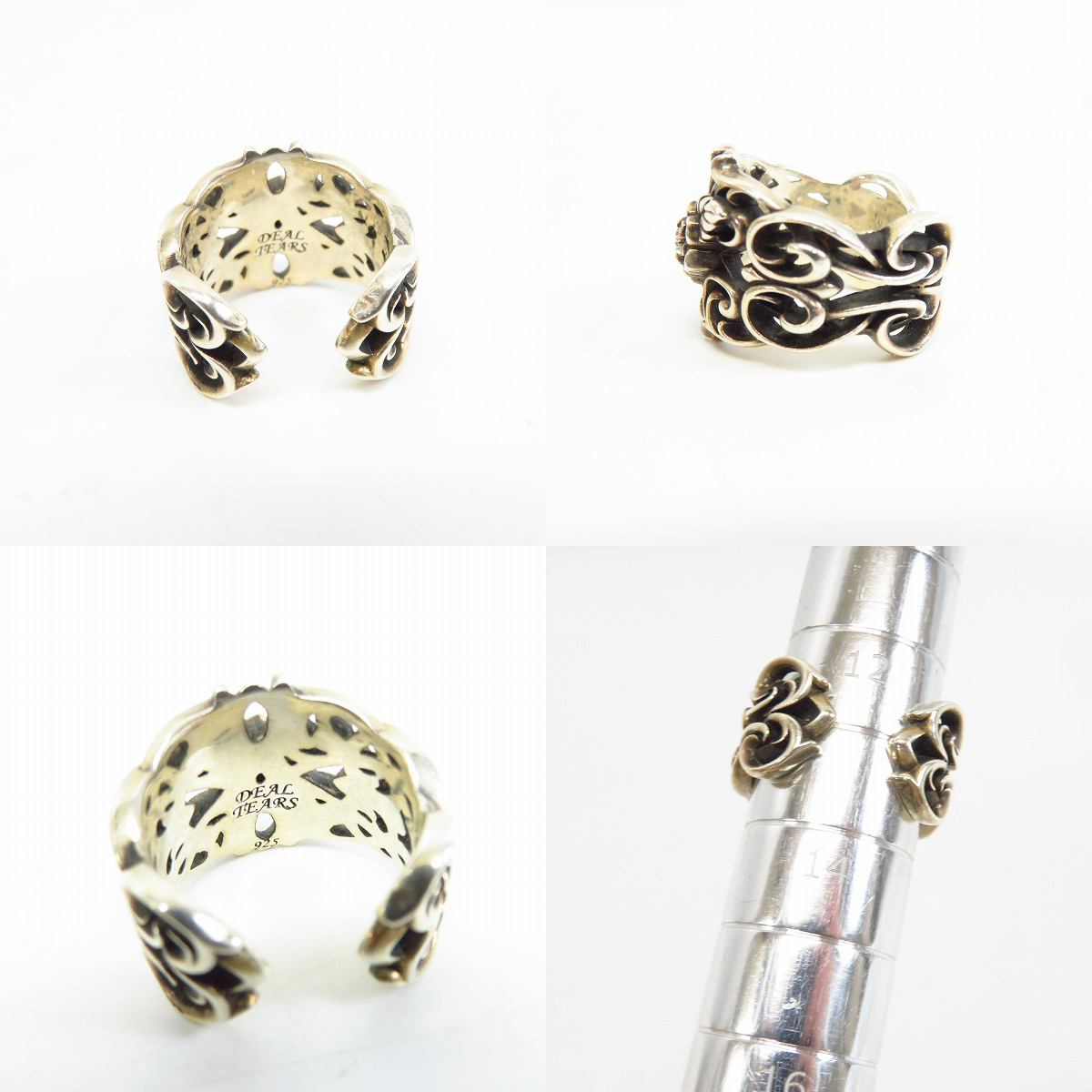 実際に弊社で買取させて頂いたDEAL DESIGN/ディールデザイン ローズペルソナ リング/ネックレス等 3点セットの画像 3枚目