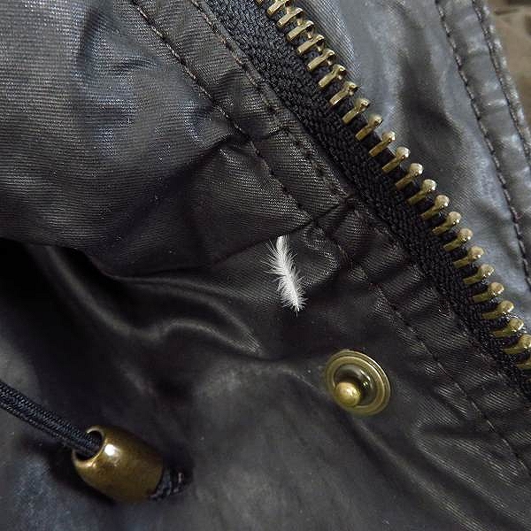 実際に弊社で買取させて頂いたBELSTAFF/ベルスタッフ BLACK PRINCE ブラックプリンス ウォータープルーフ ダウンジャケット/Lの画像 8枚目