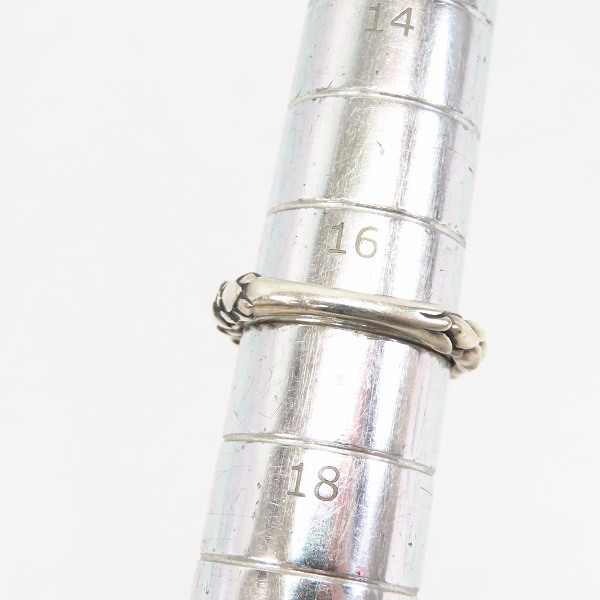 実際に弊社で買取させて頂いた【ギャラ付き】Bloody Mary/ブラッディマリー Snowdrop/スノー ドロップ リング w/3ダイヤ 17号の画像 5枚目