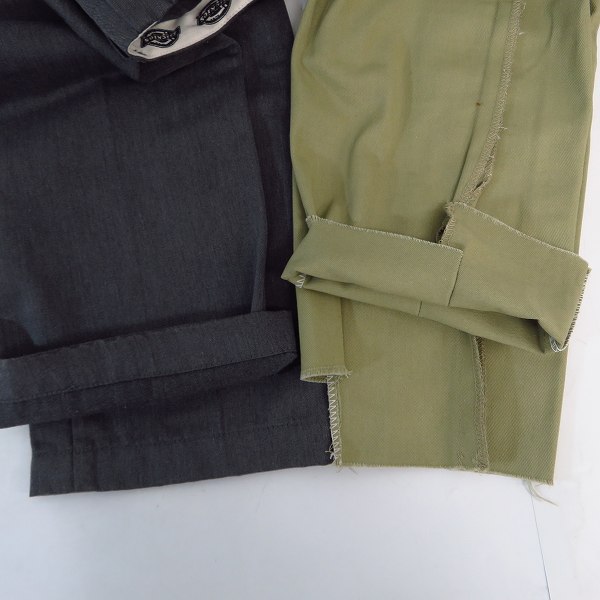 実際に弊社で買取させて頂いたDICKIES/ディッキーズ BOWWOW/バウワウ ワークパンツ ベージュ/グレー ボトムス 32/S 2点セットの画像 5枚目