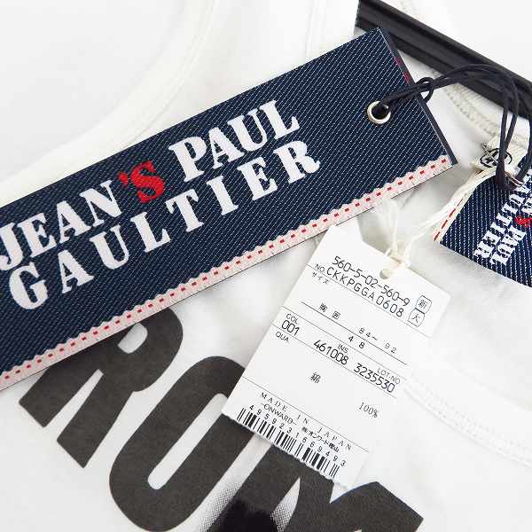 実際に弊社で買取させて頂いた【未使用】JEAN PAUL GAULTIER/ジャンポールゴルチェ プリントタンクトップ 48の画像 3枚目