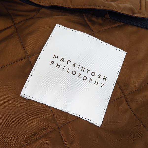 実際に弊社で買取させて頂いたMackintosh philosophy マッキントッシュフィロソフィー キルティング ジャケット/38の画像 2枚目