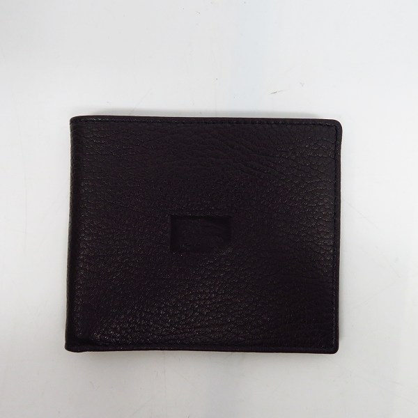 実際に弊社で買取させて頂いたBURBERRYS/バーバリーズ イタリア製 裏地チェック柄 レザー二つ折り財布の画像 1枚目