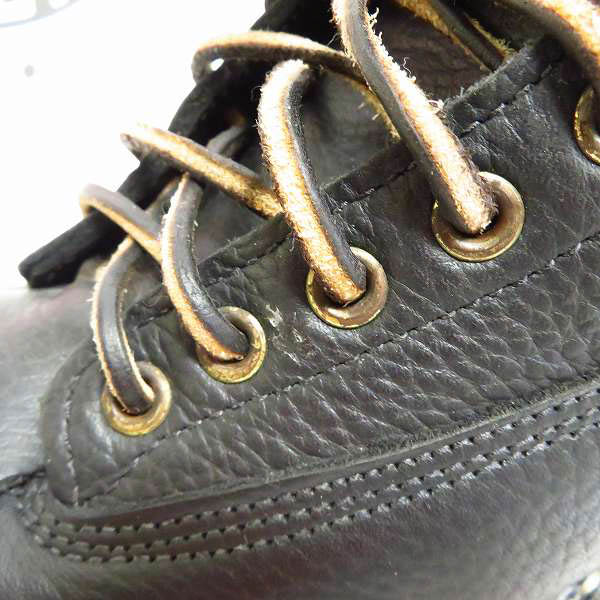 実際に弊社で買取させて頂いたWHITE'S BOOTS/ホワイツブーツ 375B SMOKE JUMPER スモークジャンパー ブラック 8.5Eの画像 6枚目