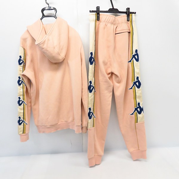実際に弊社で買取させて頂いたKappa/カッパ BIG/ビッグ ラインロゴ セットアップ パーカー/スウェット パンツ K08Y2MT51M/K08Y2AK51/Lの画像 1枚目
