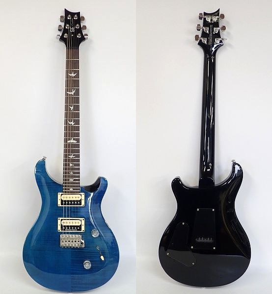 実際に弊社で買取させて頂いた★PRS/Paul Reed Smith/ポールリードスミス SE Custom 24 ダンカンPU搭載 バードインレイ ギグケース付 の画像 1枚目