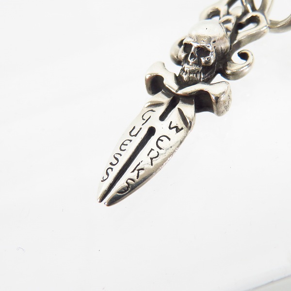 実際に弊社で買取させて頂いたSTANLEY GUESS/スタンリーゲス ダガー/スカル ペンダントトップの画像 3枚目