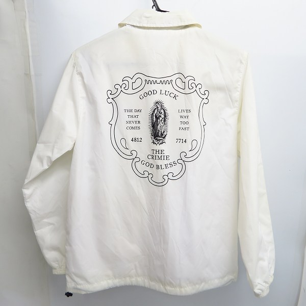 実際に弊社で買取させて頂いたTHE CRIMIE/クライミー GOOD LUCK&GOD BLESS ナイロン コーチジャケット/Mの画像 1枚目