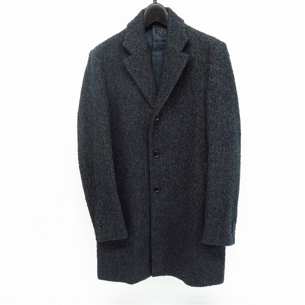 実際に弊社で買取させて頂いたEDIFICE/エディフィス Belesto/ベレスト ヘリンボーン調 ウールコート/42