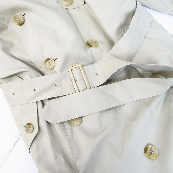 実際に弊社で買取させて頂いたBURBERRYS/バーバリーズ PRESTIGE COLLECTION シルク ロングトレンチコート の画像 8枚目