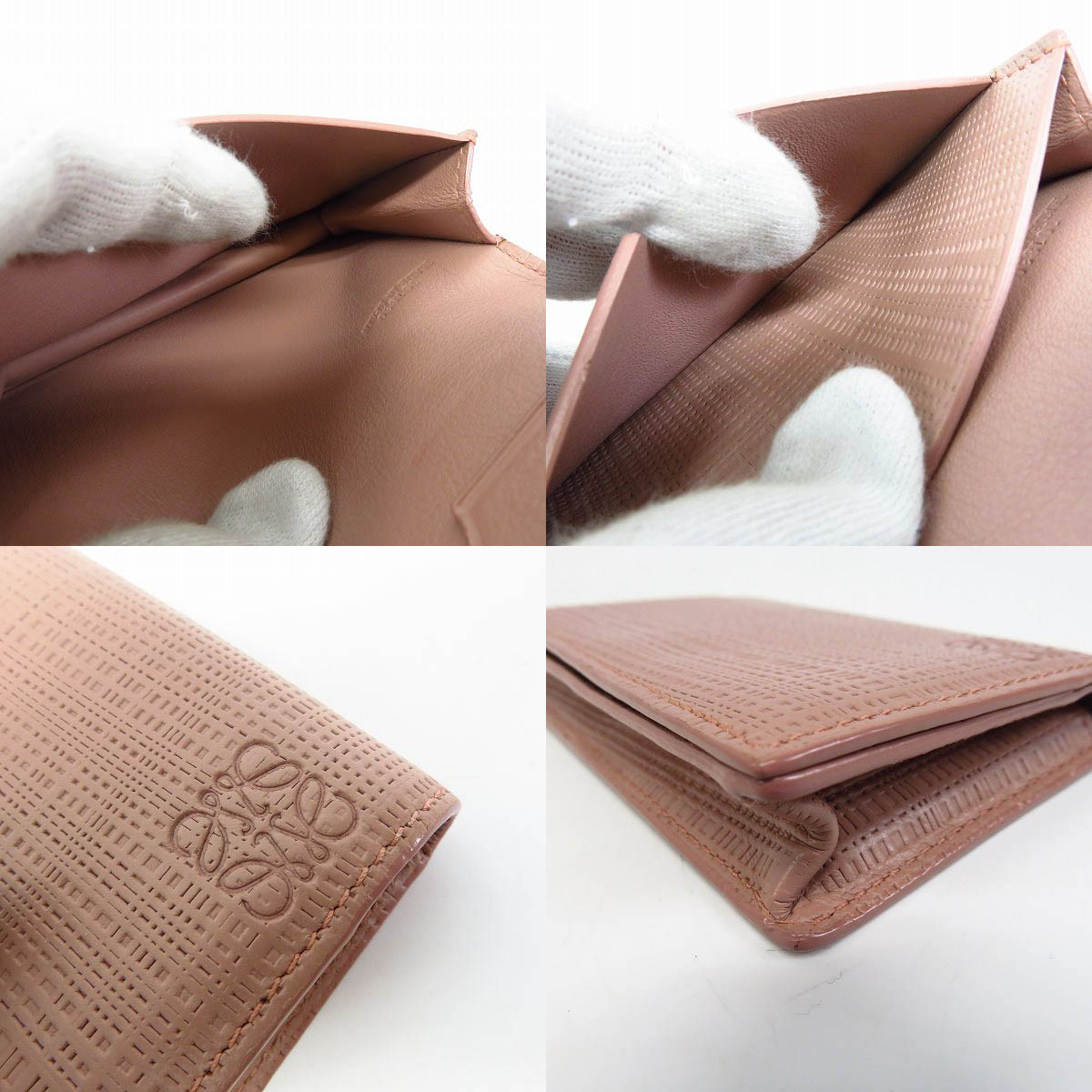 実際に弊社で買取させて頂いたLOEWE/ロエベ レザー 名刺入れ カードケース の画像 5枚目