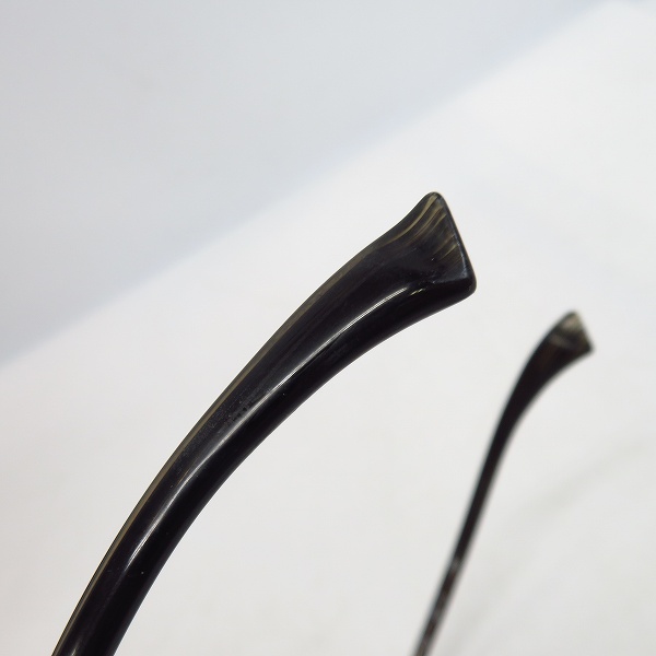 実際に弊社で買取させて頂いた999.9/フォーナインズ 度入り眼鏡/メガネフレーム ハーフリム O-21Tの画像 7枚目