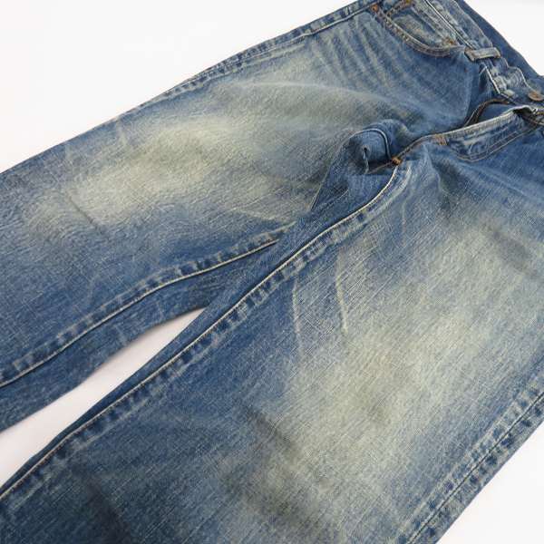 実際に弊社で買取させて頂いたkolor/カラー Cropped Denim Pant デニムパンツ/ジーンズ 10WCM-P15117/1の画像 6枚目