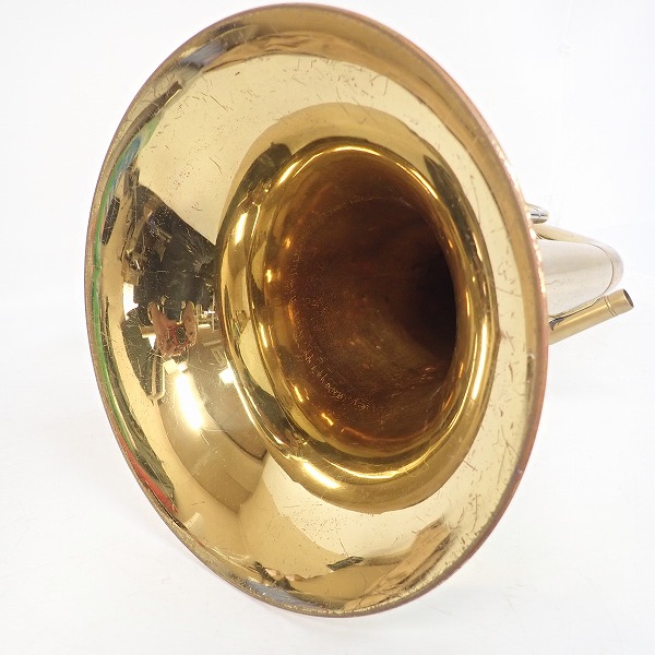 実際に弊社で買取させて頂いた★【ジャンク】YAMAHA/ヤマハ ユーフォニアム YEP-321/YEP321 ゴールド ハードケース付の画像 2枚目