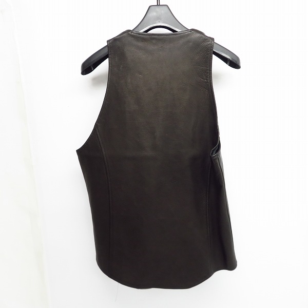 実際に弊社で買取させて頂いたbackbone/バックボーン カウハイド ベスト BB11SS-LV30/Mの画像 1枚目