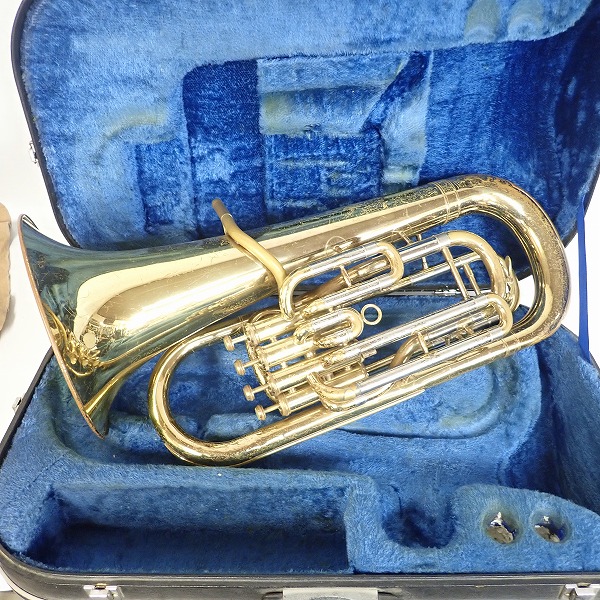 実際に弊社で買取させて頂いた★【ジャンク】YAMAHA/ヤマハ ユーフォニアム YEP-321/YEP321 ゴールド ハードケース付