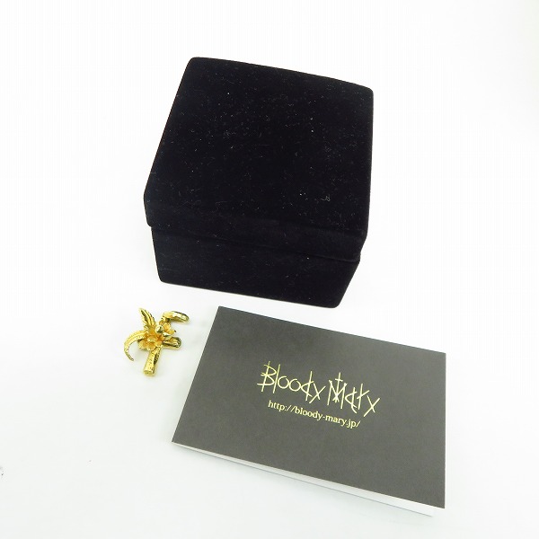 実際に弊社で買取させて頂いた【ギャラ付き】Bloody Mary/ブラッディマリー K18 マグノリア ペンダントトップの画像 7枚目