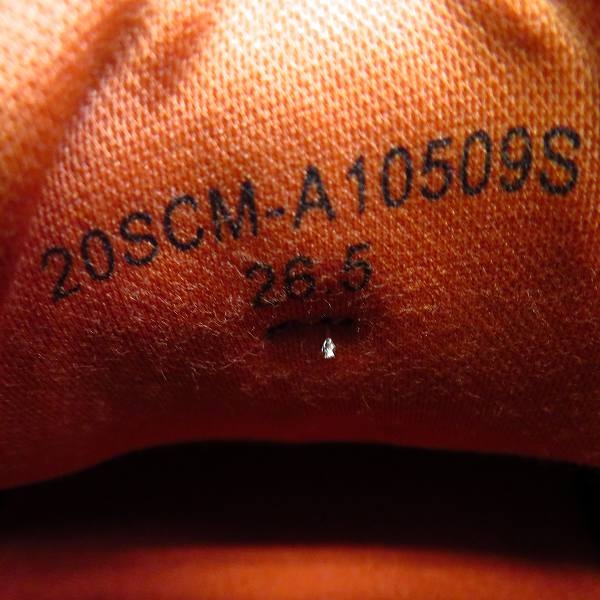 実際に弊社で買取させて頂いたkolor/カラー ブロックスニーカー 20SCM-A10509S 26.5cmの画像 5枚目