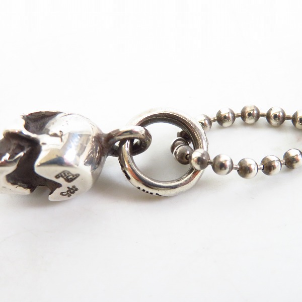 実際に弊社で買取させて頂いた【ギャラ付き】STANLEY GUESS/スタンリーゲス ラージスカルw ネックレス チャームの画像 3枚目