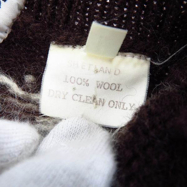 実際に弊社で買取させて頂いたGOODENOUGH/グッドイナフ ノルディック柄 ニット/セーター Mの画像 4枚目
