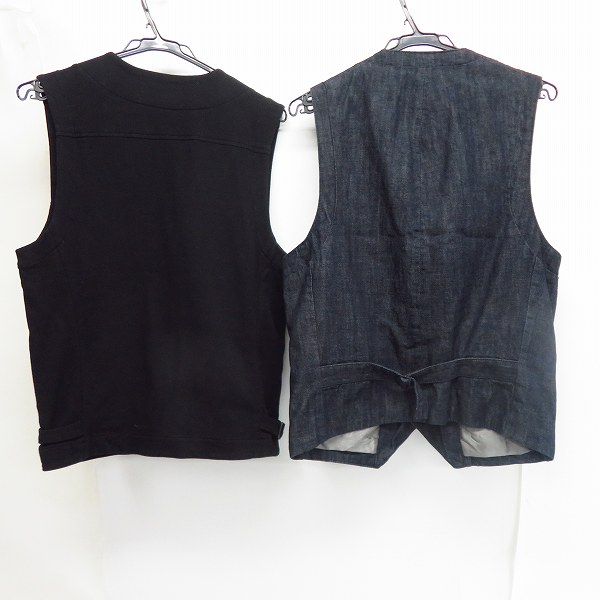 実際に弊社で買取させて頂いたARMANI EXCHANGE/アルマーニエクスチェンジ デニム ベスト/スウェット ベスト/S/M 2点セットの画像 1枚目