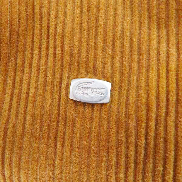 実際に弊社で買取させて頂いたLACOSTE/ラコステ 裏地チェック柄 コーデュロイ ブルゾンジャケット/50/3の画像 4枚目