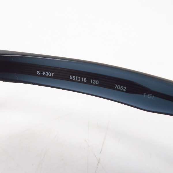実際に弊社で買取させて頂いた999.9/フォーナインズ アイウェア/眼鏡 メガネフレーム S-830Tの画像 4枚目