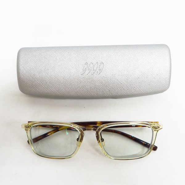 実際に弊社で買取させて頂いた999.9/フォーナインズ メガネフレーム/アイウェア M-61の画像 6枚目