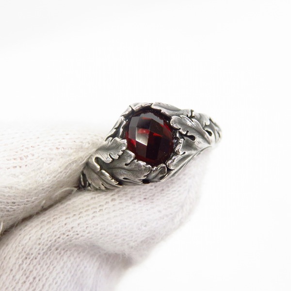 実際に弊社で買取させて頂いた【ギャラ付き】Bloody Mary/ブラッディマリー PURGE/パージリング w/ガーネット 13号の画像 5枚目