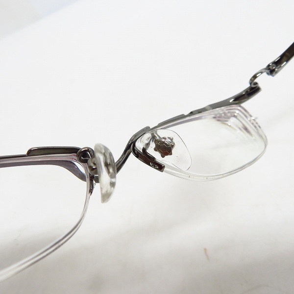 実際に弊社で買取させて頂いた999.9/フォーナインズ 度入り 眼鏡/メガネフレーム チタニウム S-307Tの画像 3枚目
