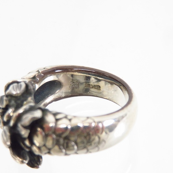 実際に弊社で買取させて頂いたBloody Mary/ブラッディマリー w/3ブルーダイヤ 06サマフェス限定 リング/16.5号の画像 3枚目