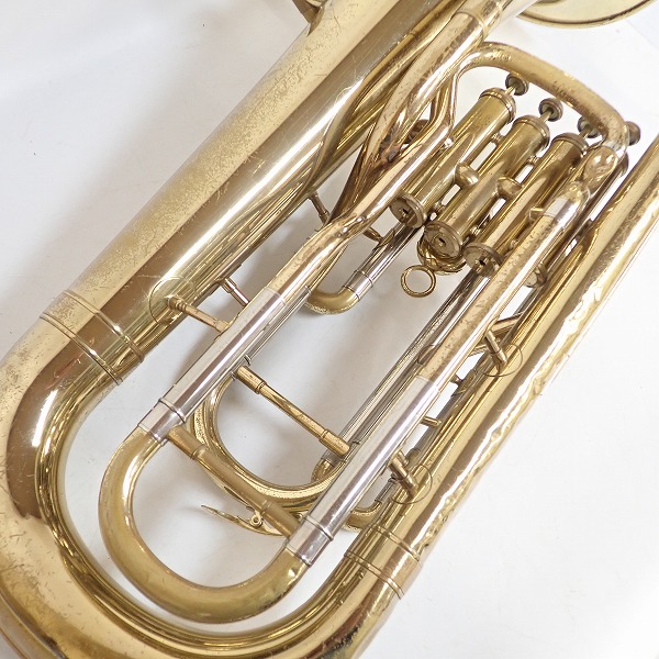 実際に弊社で買取させて頂いた★【ジャンク】YAMAHA/ヤマハ ユーフォニアム YEP-321/YEP321 ゴールド ハードケース付の画像 6枚目