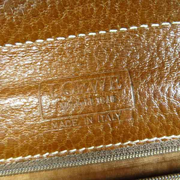 実際に弊社で買取させて頂いたLOEWE/ロエベ レザーブリーフケースの画像 4枚目