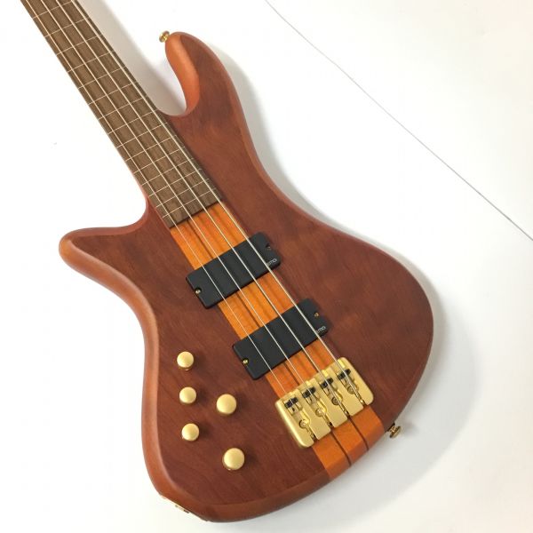 実際に弊社で買取させて頂いた★SCHECTER/シェクター STILETTO STUDIO-4 FL フレットレス レフティー アクティブ エレキベース ソフトケース付きの画像 4枚目