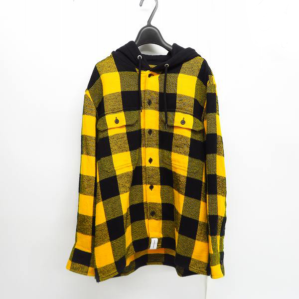 実際に弊社で買取させて頂いたDESCENDANT/ディセンダント 19SS SPICOLI HOODED LS SHIRT/フード ネルシャツ size：1