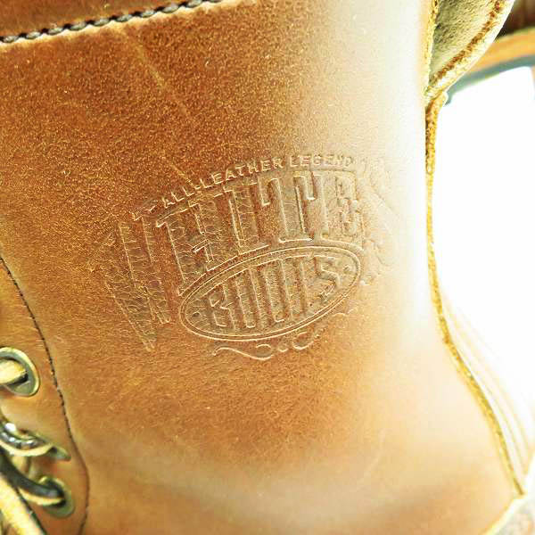 実際に弊社で買取させて頂いたWHITE'S BOOTS/ホワイツブーツ 375B SMOKE JUMPER スモークジャンパー ブラウン 8.5Eの画像 6枚目