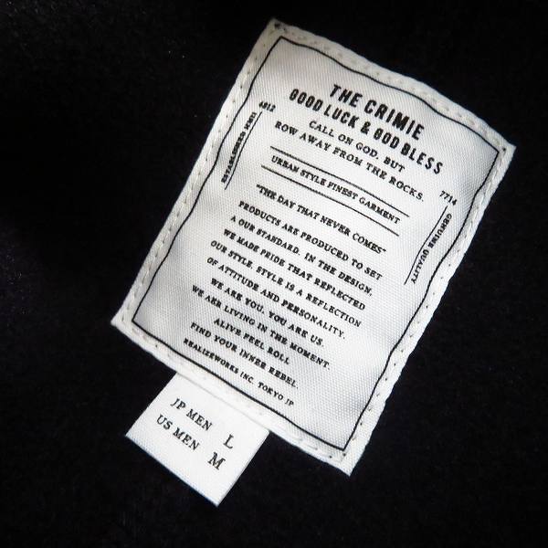 実際に弊社で買取させて頂いたCRIMIE/クライミー 19AW POLARTEC FLEECE ZIP JACKET ポーラテックフリースジップジャケット Lの画像 2枚目