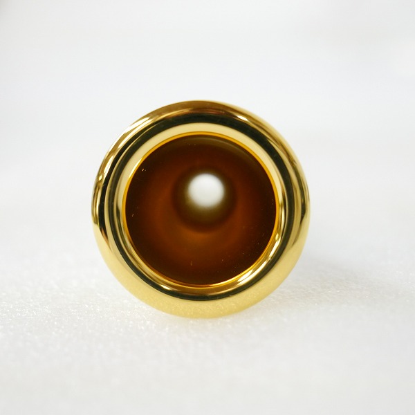 実際に弊社で買取させて頂いたJK/ヨットカー Exclusive 2DM A1 フレンチホルン用 マウスピース ゴールドリムの画像 3枚目