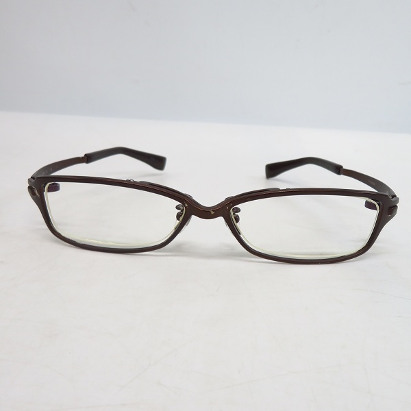 実際に弊社で買取させて頂いた999.9/フォーナインズ 度入り眼鏡/メガネフレーム フルリム S-821Tの画像 1枚目
