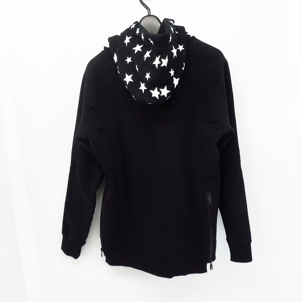 実際に弊社で買取させて頂いたAKM×BROWN BUNNY/エイケイエム×ブラウンバニー PULLOVER STAR LOGO サイドジップパーカー ZJ058/Mの画像 1枚目