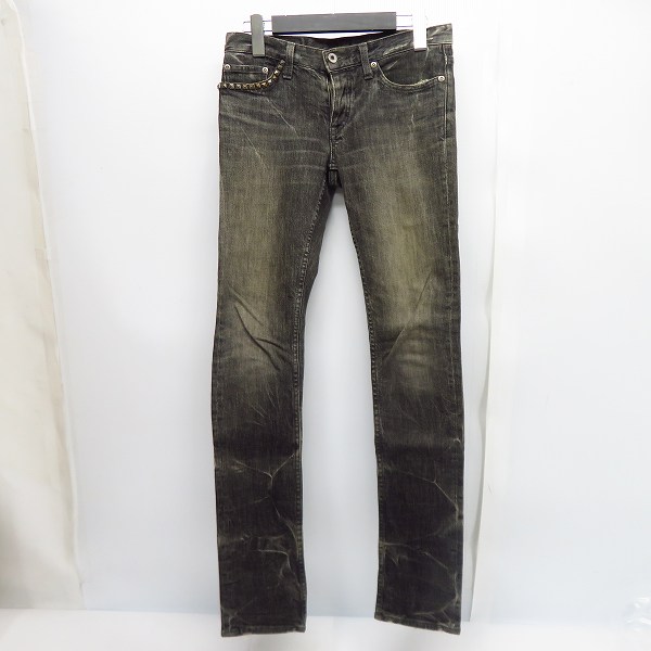 実際に弊社で買取させて頂いたHYSTERICS/ヒステリックス スタッズ装飾 スリム デニムパンツ size：XXS 