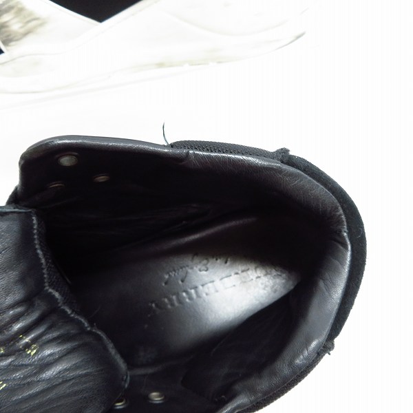 実際に弊社で買取させて頂いたBURBERRY LONDON/バーバリー ダットシューズ/スニーカー size：45の画像 4枚目
