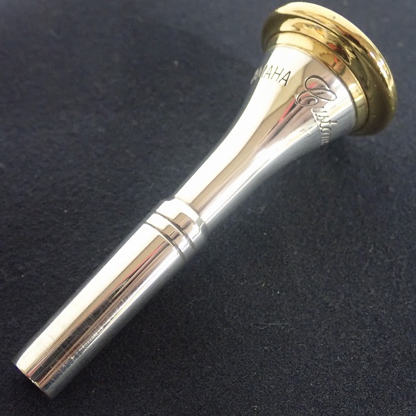 実際に弊社で買取させて頂いたYAMAHA/ヤマハ HR-32-GP Customカスタム フレンチホルン用マウスピース 金メッキ リム 