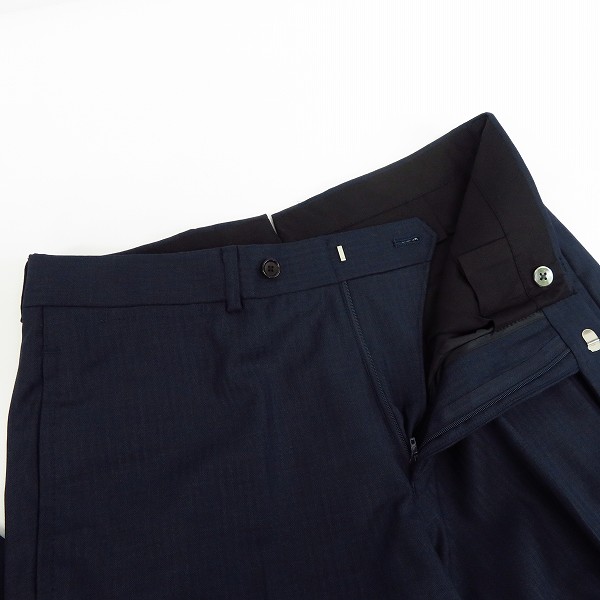 実際に弊社で買取させて頂いたTOMORROWLAND/トゥモローランド ストライプ 3Bスーツ セットアップ 46 の画像 6枚目