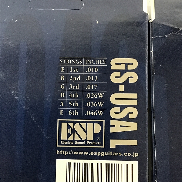 実際に弊社で買取させて頂いたESP/イーエスピー GS-USA L エレキギター用 弦 ストリングス 7点おまとめの画像 3枚目
